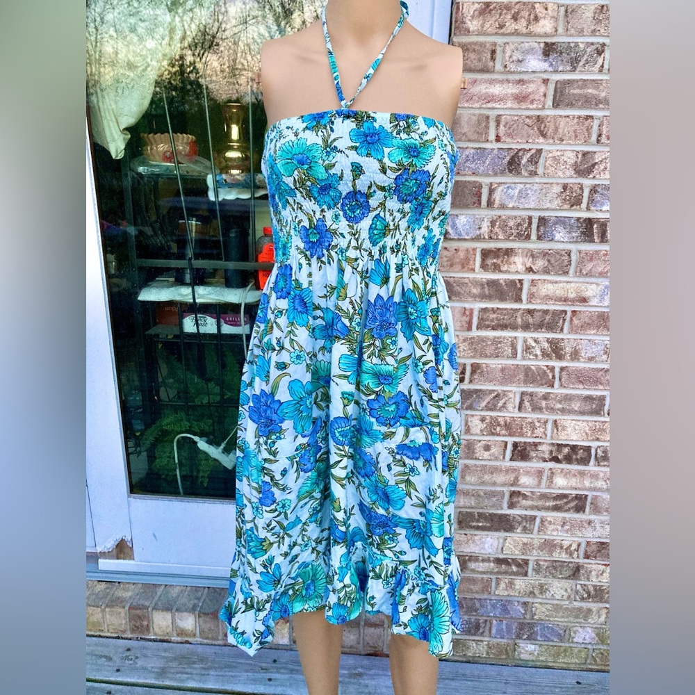 Y2K Floral Smocked Sundress